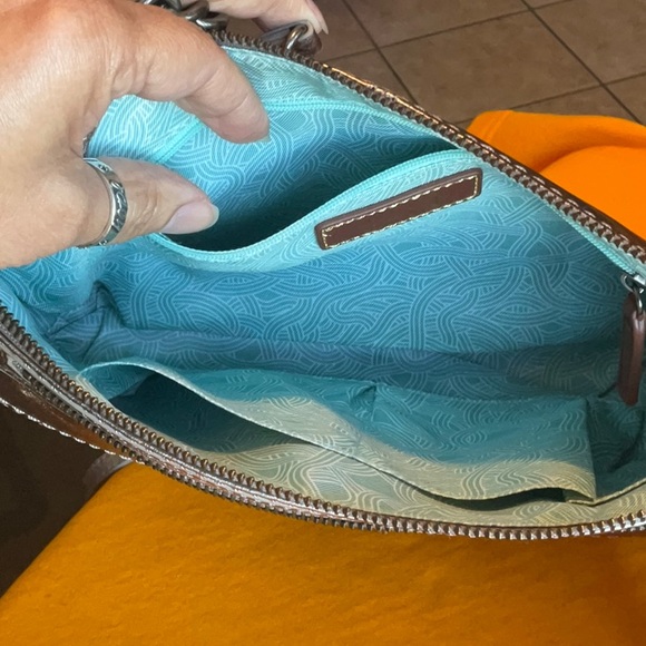 The Sak Pyrite Leather (Genuine) Crossbody/Shoulder Bag, Preowned - Picture 14 of 16